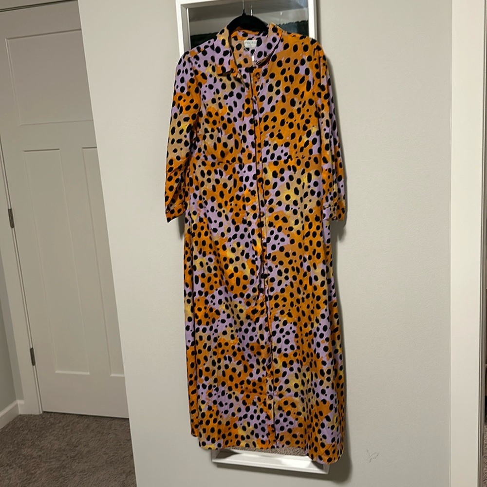 Tie waist long dress -maternity ASOS